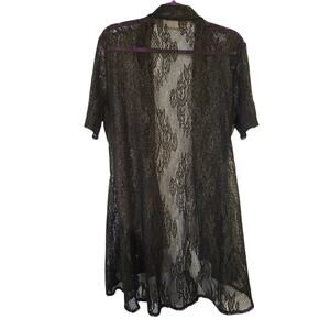 LaBellum Hillary Scott Crochet Topper Black M/L